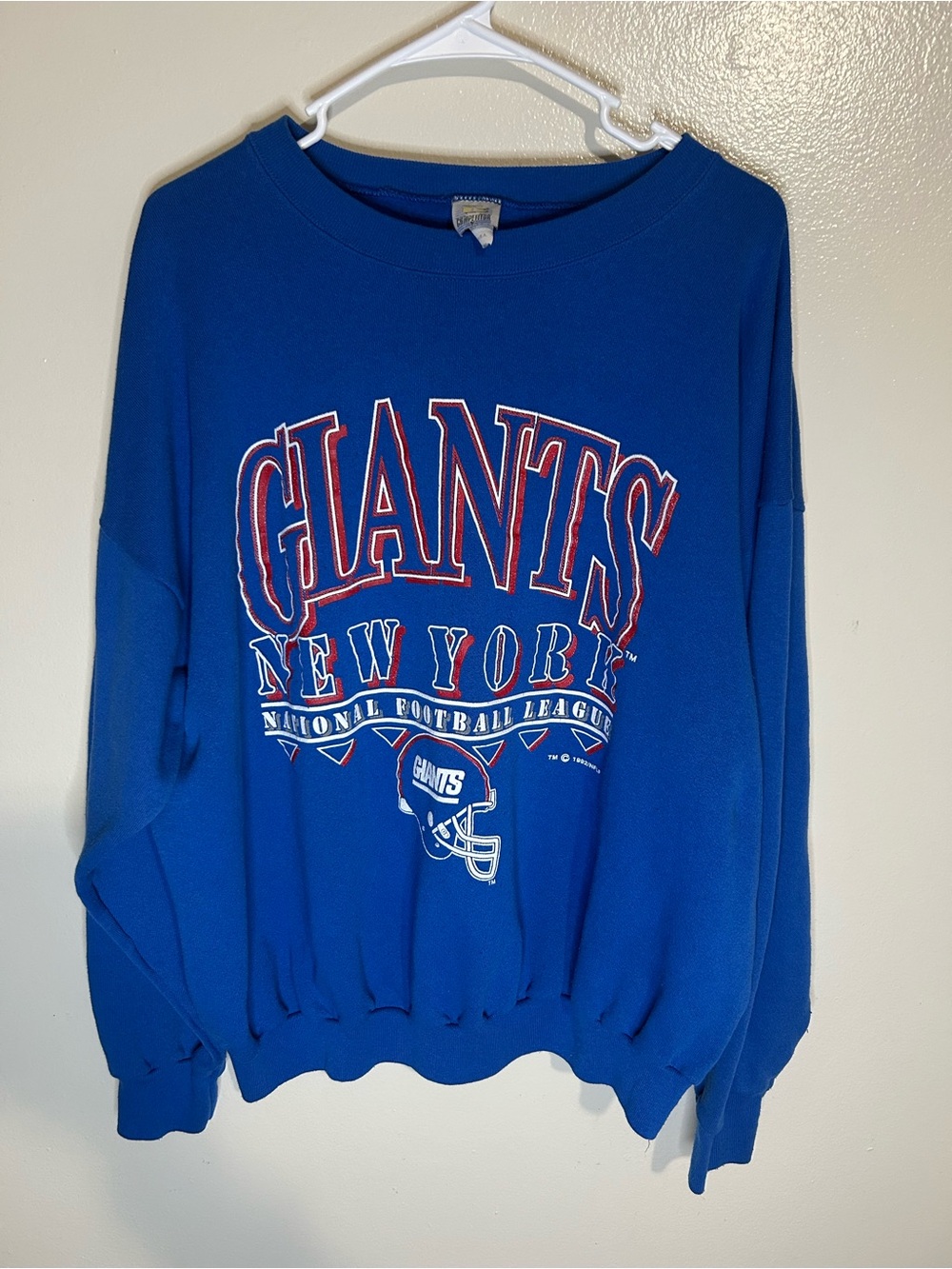 New York Giants Royal Blue Crewneck Sweater